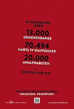 Bild zeigt Plakat in Rot