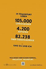 Bild zeigt Plakat in Gelb